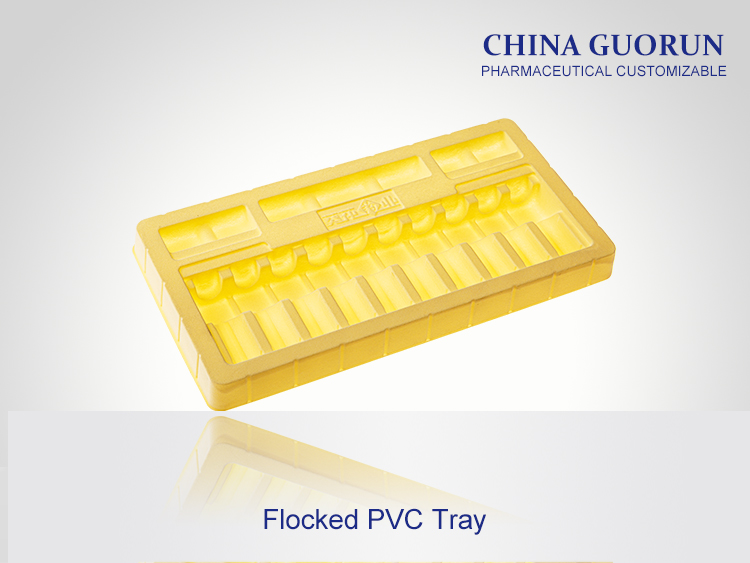 Flocked PVC Tray